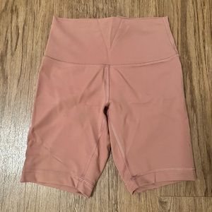 Pink Sand Lululemon Biker Shorts